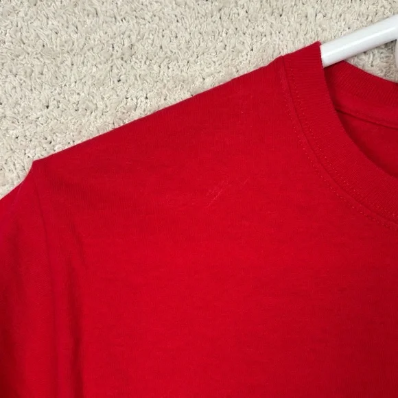 Champion Shirt Mens Small Red School Georgia Football Short Sleeve Crew Neck Tee - Picture 3 of 9